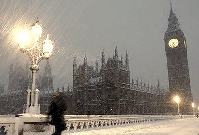 Snowstorm, London 