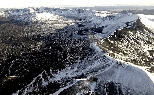 Mount Aniakchak is a 3,700 year old volcanic caldera, about 10 kilometers in diameter, located in the Aleutian Range of Alaska, United States.