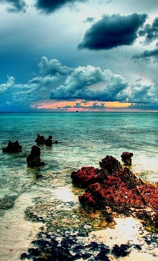 Storm Sunset, The Maldives Islands
