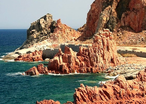 by pinobarile on Flickr.Arbatax red rocks - Sardinia, Italy.
