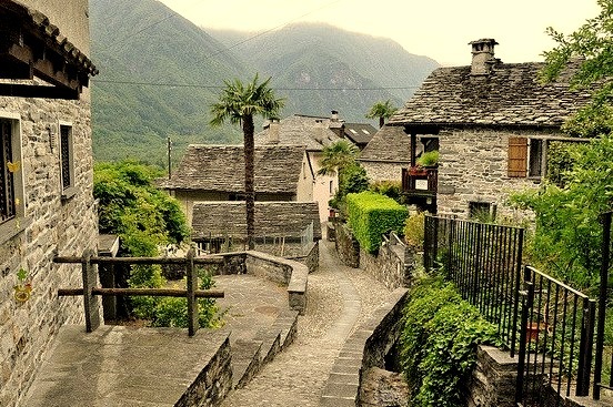 by ritsch48 on Flickr.The village of Gordevio in Vallemaggia, Ticino canton, Switzerland.