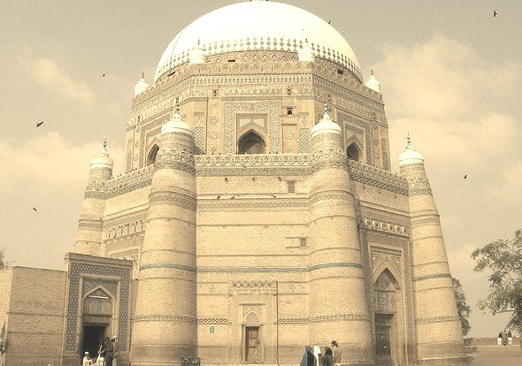 Mausoleum of shah Rukn-e-Alam in Multan, Pakistan