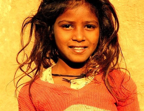 Young faces of the world - hindu girl from Udaipur