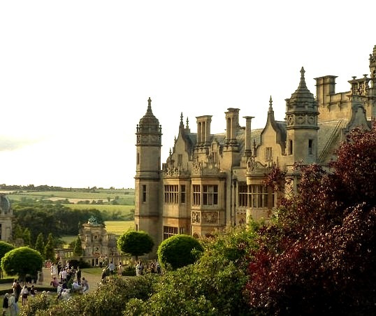 Harlaxton Manor in Lincolnshire, England