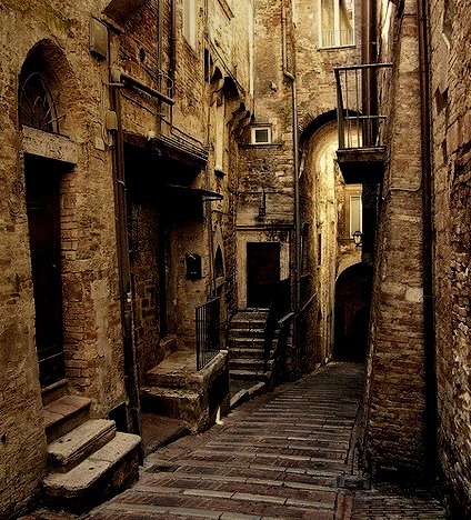 Medieval Village, Perugia, Italy