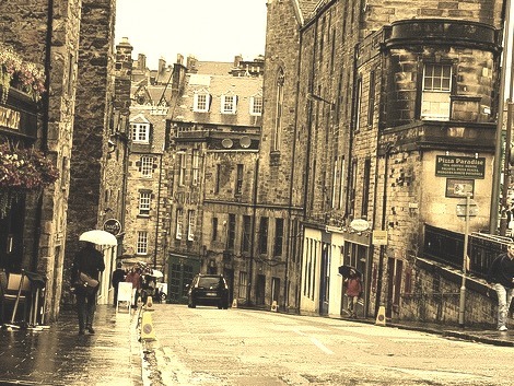 Rainy Day, Edinburgh, Scotland