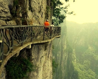 Cliffside Path, Hunan, China