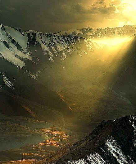 Light in the Dark, Altay Mountains, Kazakhstan